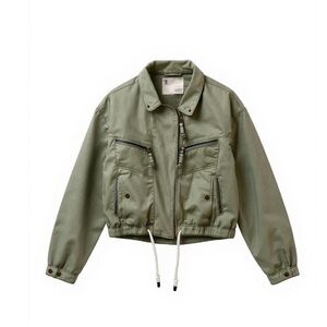 Pilcro Anthropologie Mint Green Denim Jacket